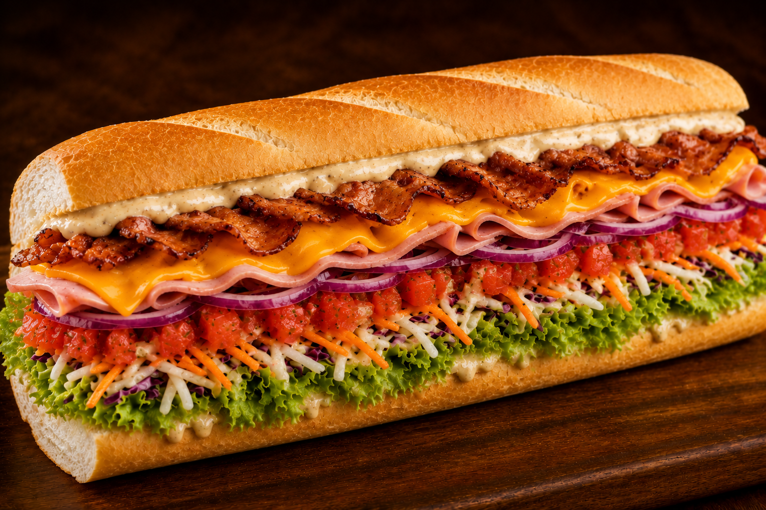 Baguete Bacon Supreme